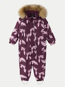 Kombinezony dla dzieci - Reima Kombinezon zimowy Lappi 5100129C Fioletowy Regular Fit - miniaturka - grafika 1