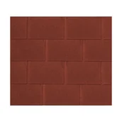 Pokrycia dachowe - Gont bitumiczny Prostokąt czerwony 3.2 m2 Hauser - miniaturka - grafika 1