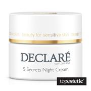 Kremy do twarzy - Declare 5 Secrets Night Cream 5 Sekretów Krem na noc 50 ml - miniaturka - grafika 1