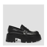 Półbuty damskie - Loafersy damskie na grubej podeszwie Steve Madden Madlove-SM Loafer SM11002636-066 37 23 cm Czarne (8720857132359). Loafersy damskie - miniaturka - grafika 1