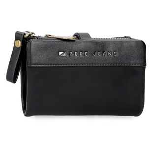 Pepe Jeans Morgan Portfel z kartonikiem, jeden rozmiar, czarny, Talla única, Portfel z karty - Portfele - miniaturka - grafika 1