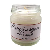 Świece - Świeczka Sojowa dla Mężczyzn MEN’S NIGHT – 40 ml, Ręcznie Robiona - miniaturka - grafika 1