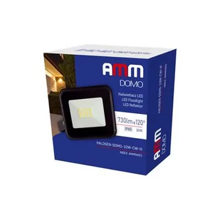 Naświetlacz LED HALOGEN-DOMO-10W-CW-III - Oprawy, klosze i abażury - miniaturka - grafika 1