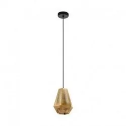 Eglo 43226 - Żyrandol na lince CHIAVICA 1xE27/28W/230V śr. 20 cm złoty - Lampy sufitowe Eglo 43226 - Żyrandol na lince CHIAVICA 1xE27/28W/230V śr. 20 cm złoty - Lampy sufitowe - miniaturka - grafika 1
