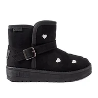 Buty dla dziewczynek - Czarne śniegowce dziecięce Big Star KK374243 - miniaturka - grafika 1