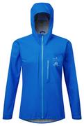 Bluzy sportowe męskie - RONHILL Wodoodporna kurtka biegowa damska TECH GORE-TEX MERCURIAL JACKET electric blue/aquamint - miniaturka - grafika 1