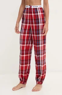 Tommy Hilfiger spodnie piżamowe damskie kolor bordowy UW0UW05634 - Piżamy damskie - miniaturka - grafika 1