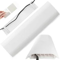 Kable komputerowe i do monitorów - Maskownica Do Kabli Osłona Organizer Kabli Listwa Samoprzylepna 30Cm - miniaturka - grafika 1