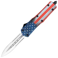 Noże - Nóż sprężynowy CobraTec Medium FS-3 OTF Cerakote - American Flag - miniaturka - grafika 1