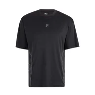 Koszulki męskie - Męska Koszulka z krótkim rękawem FILA RONCHIN OVERSIZED FAM0281-80010 – Czarny - miniaturka - grafika 1