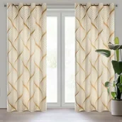 Zasłony - Zasłona na przelotkach BLANCA3 140 x 250 cm biały - miniaturka - grafika 1