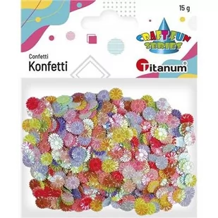 Konfetti Titanum Craft-Fun 15g 9mm Kwiaty - Pasmanteria - miniaturka - grafika 1