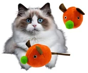 Zabawki dla kotów - Mysz Myszka dla kota Pisząca Pluszowa zabawka na baterie - miniaturka - grafika 1