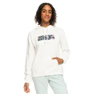 Bluzy damskie - Damska Bluza ROXY FORWARD FOCUS J OTLR ERJFT04700-WBK0 – Biały - miniaturka - grafika 1