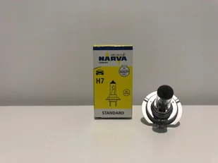 Żarówka reflektora Narva H7 12V reflektora Bmw Opel Fiat Audi Volkswagen - Żarówki samochodowe - miniaturka - grafika 1