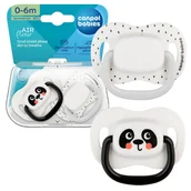 Smoczki uspokajające - Canpol Babies Silikonowy Smoczek Symetryczny 0-6 m BabiesBoo 2-pack - miniaturka - grafika 1