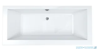 Schedpol Schedline Vella Set wanna prostokątna z nośnikiem styropianowym  180x80 cm 3WSP.VS1P-18080 - Wanny - miniaturka - grafika 1