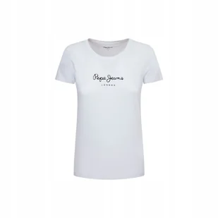 PEPE JEANS KOSZULKA DAMSKA T-SHIRT BIAŁA r. S - Koszulki i topy damskie - miniaturka - grafika 1