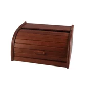 Chlebaki - Chlebak drewniany duży 39 x 29 x 18 cm ciemnobrązowy - miniaturka - grafika 1