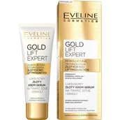 Serum do twarzy - Eveline Gold Lift Expert luksusowy złoty krem-serum na twarz szyję i dekolt dla skóry dojrzałej 40ml 46986-uniw - miniaturka - grafika 1