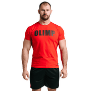 Koszulki sportowe męskie - Męska koszulka Olimp - Men T-shirt Grip Pro czerwona-XXL - miniaturka - grafika 1
