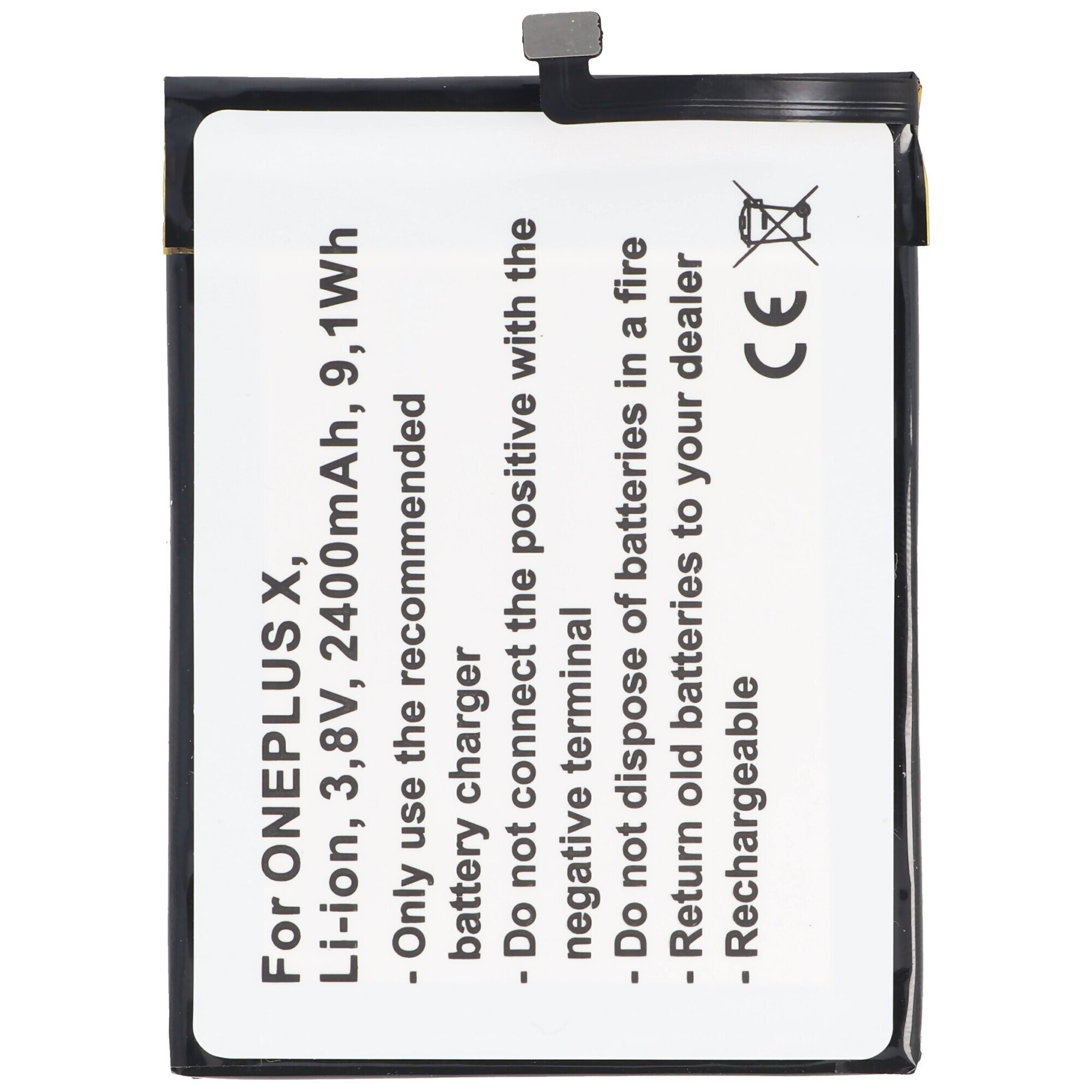 Bateria odpowiednia dla ONEPLUS X Battery E1000, X OPPO A30, A30 Dual SIM TD-LTE, BLP607