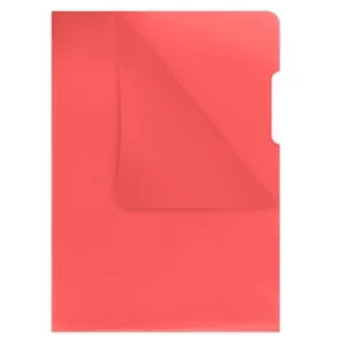 Obwoluta Donau typu L, PP, A4, krystal, 180mikr., czerwona /1784095PL04/ - Ofertówki - miniaturka - grafika 1