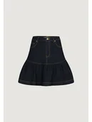 Spódnice - Morgan Spódnica jeansowa 261-JSOUBIA Granatowy Regular Fit - miniaturka - grafika 1