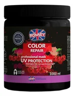 Maski do włosów - Ronney Color Repair Cherry UV Protection Maska do włosów farbowanych 1000 ml - miniaturka - grafika 1