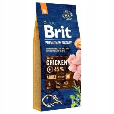 Brit Premium By Nature Adult M 8 kg