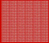 Pasmanteria - Cyfry samoprzylepne 5 milimetrów czerwone z połyskiem - Błyszcząca - miniaturka - grafika 1