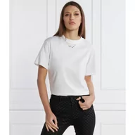 Koszulki i topy damskie - Karl Lagerfeld T-shirt fashion | Regular Fit - miniaturka - grafika 1