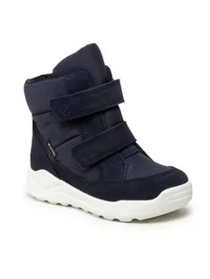 Ecco Śniegowce Urban Mini 76480150769 Granatowy - Buty dla dziewczynek - miniaturka - grafika 1