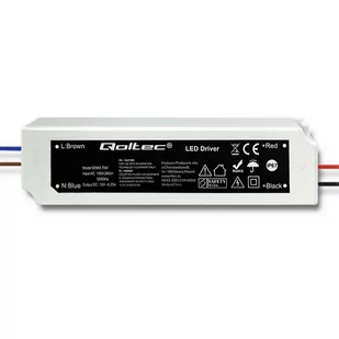 Qoltec Zasilacz LED Driver | 100-240V | IP67 | 75W | 12V | 6.25A (50943) - Zasilacze do laptopów - miniaturka - grafika 2