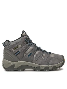 Keen Trekkingi Headout Mid Wp Steel 1028307 Szary - Buty trekkingowe damskie - miniaturka - grafika 1