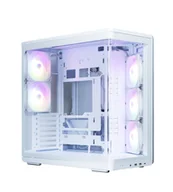 Obudowy komputerowe - Zalman Obudowa P60 Mid-Tower 5x ARGB fans biała P60 White - miniaturka - grafika 1