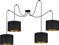Lampy sufitowe - Lampa wisząca Orno KYLO 4P E27, lampa wisząca, max. 4x60W, czarna - miniaturka - grafika 1