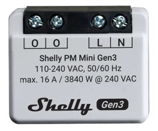 Shelly Inteligentny sterownik PM Mini Gen3 - Systemy inteligentnych domów - miniaturka - grafika 1