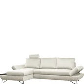 Narożniki - Narożnik Rozkładany Loft Lewy + Zagłówek Laski Meble Tkanina Kronos 1 - miniaturka - grafika 1