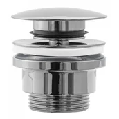 Korki do umywalek - Rea Korek umywalkowy uniwersalny klik-klak Chrome A5217 - miniaturka - grafika 1