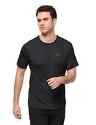 Koszulki męskie - Jack Wolfskin Jack Wolfskin Tech T M szybkoschnący t-shirt męski czarny czarny S 1807071-6000002 - miniaturka - grafika 1