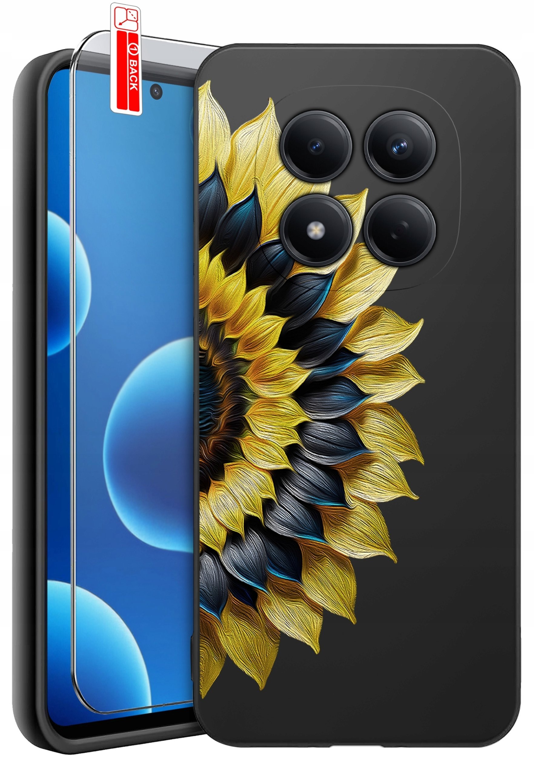 krainaGSM ETUI do Xiaomi Redmi Note 15 Pro 4G WZORY SILIKONOWE MATT CASE + SZKŁO