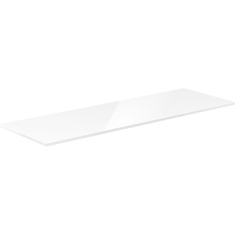 Mexen Uni blat naszafkowy 160 cm, biały połysk - 91AXX-1604-464-18-00