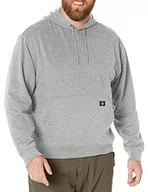 Bluzy męskie - Dickies Męska bluza polarowa z kapturem, Szary wrzosowy, XL - miniaturka - grafika 1