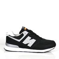 Półbuty męskie - MĘSKIE PÓŁBUTY SPORTOWE KALEIFANG Y89-2B CZARNO SZARE - miniaturka - grafika 1