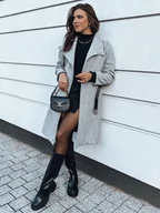 Płaszcze damskie - Płaszcz damski CELESTIA jasnoszary Dstreet NY0649 - miniaturka - grafika 1