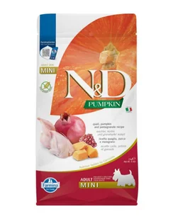 FARMINA N&D Pumpkin Dog Adult mini Quail, pumpkin, pomegranate 2 kg - Sucha karma dla psów - miniaturka - grafika 1