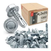 Wkręty - Wkręty do metalu samowiercące z łbem na klucz 4,2x25mm 1000szt. - miniaturka - grafika 1