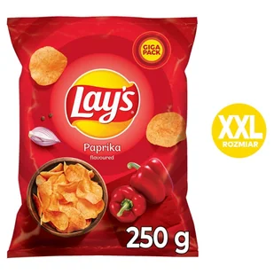 Lay's Chipsy ziemniaczane o smaku papryki 250 g - Chipsy - miniaturka - grafika 1