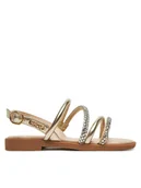 Buty dla dziewczynek - Liu Jo Sandały 4A5323 EX304 M Złoty - miniaturka - grafika 1